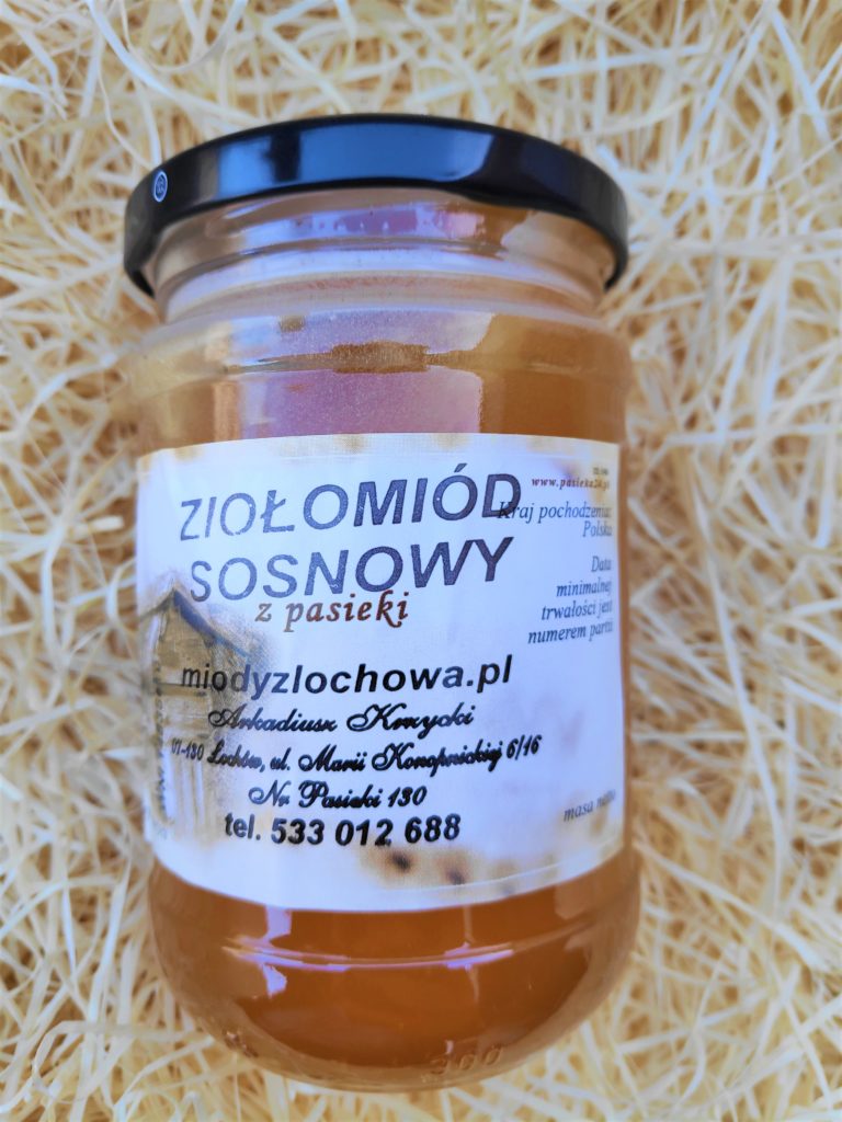 Ziołomiód sosnowy Miody z Łochowa Naturalnawyspa.eu