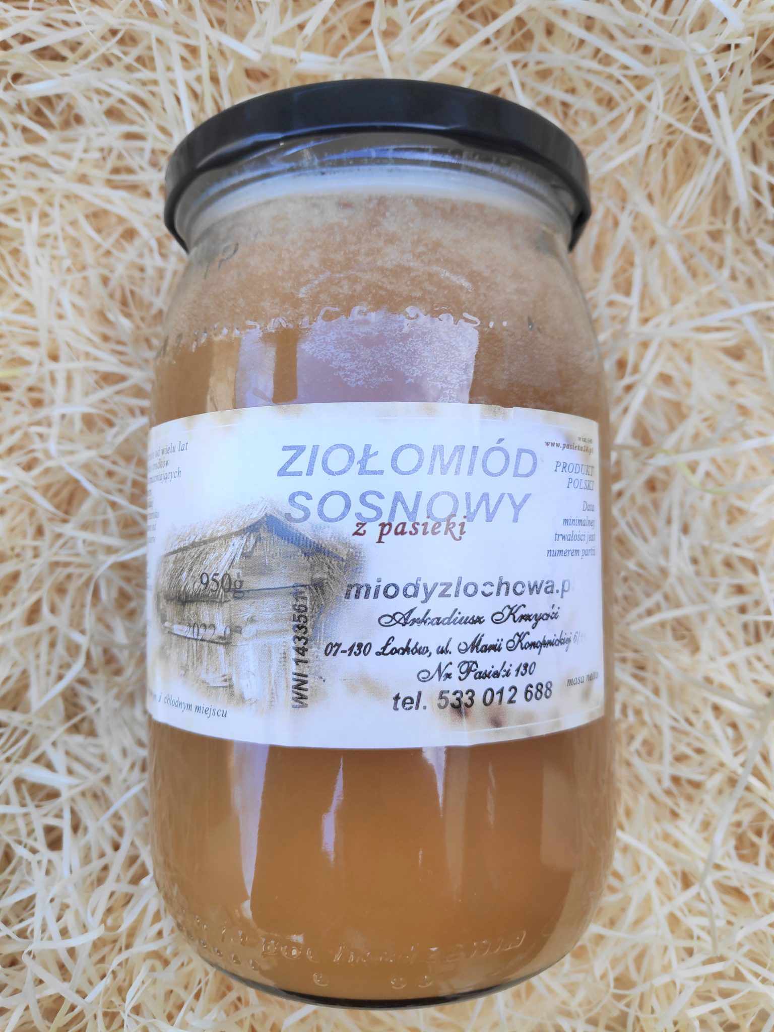 Ziołomiód sosnowy Miody z Łochowa Naturalnawyspa.eu